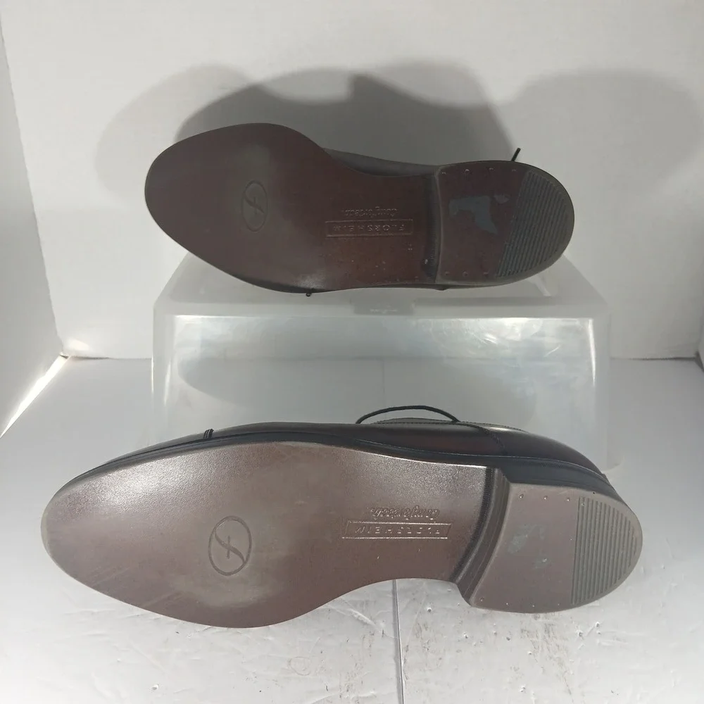 Florsheim Comfortech Oxford 9 D Brown Leather Dress Shoes Formal Business